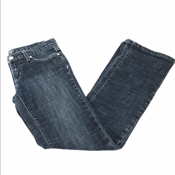 Bebe Carmen 5 Pocket Bootcut Jeans, Blue, 29 - Picture 1 of 8